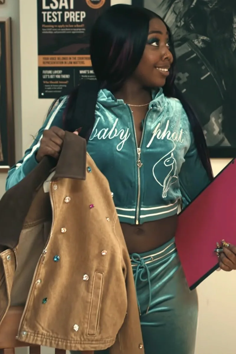 Rashida in Baby Phat velour